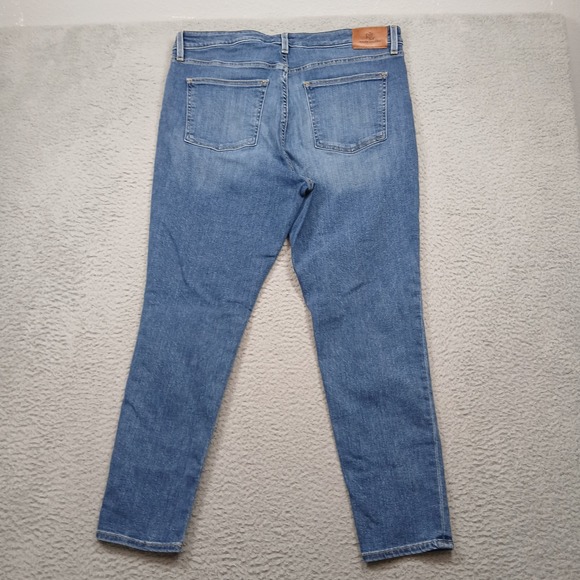 Lauren Ralph Lauren Jeans Women's 16 Blue Stretch Denim Mid Rise - Picture 3 of 11